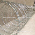 Galvanized razor barbed wire for fencing with BV+ISO+SGS certificates (Anping professional factory)